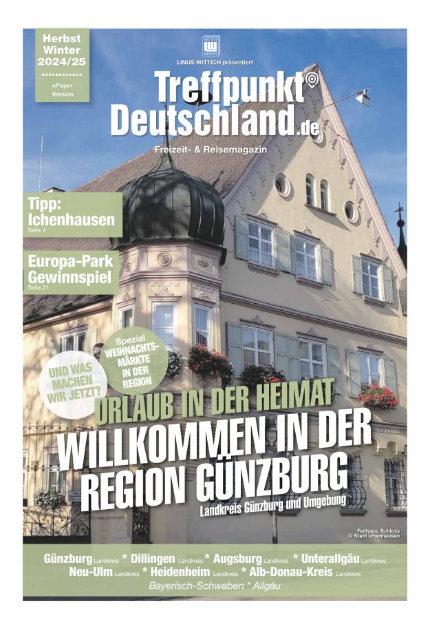 TreffpunktDeutschland Region Günzburg Reisemagazin Titelblatt 02/2024