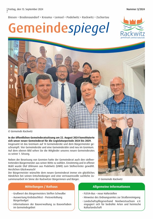 Gemeindespiegel Titelblatt 03/2024