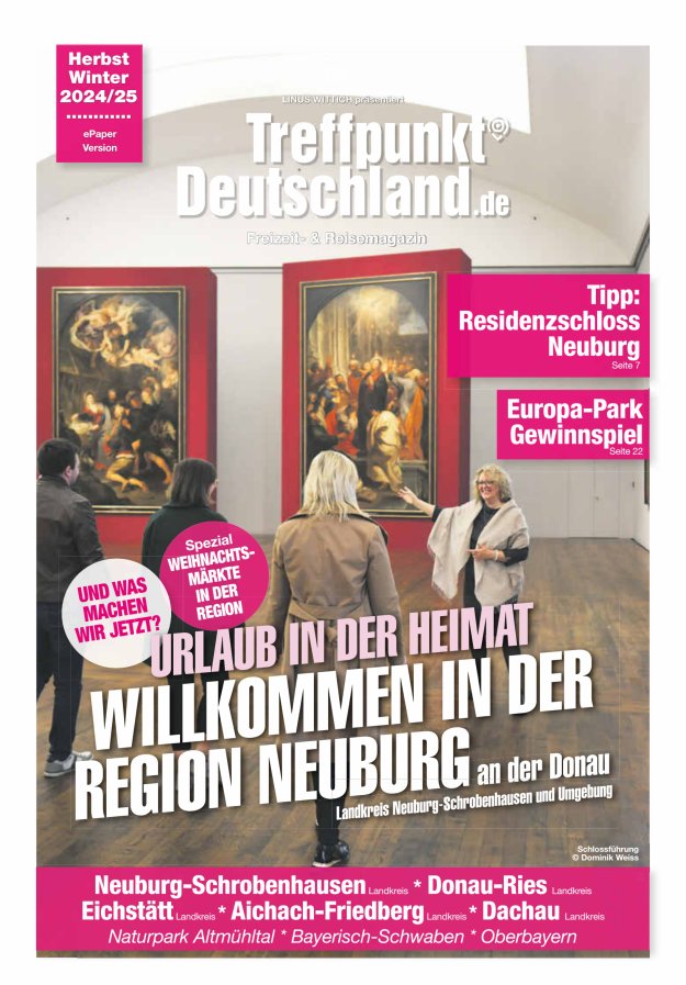 TreffpunktDeutschland Region Neuburg Reisemagazin Titelblatt 02/2024