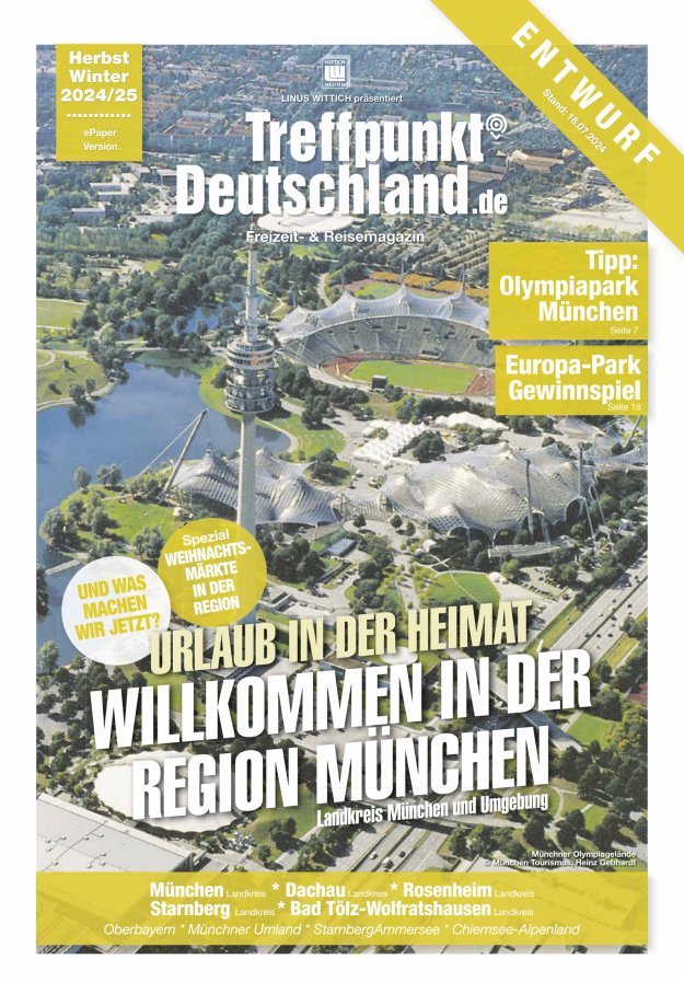 TreffpunktDeutschland Region München Reisemagazin Titelblatt 03/2024