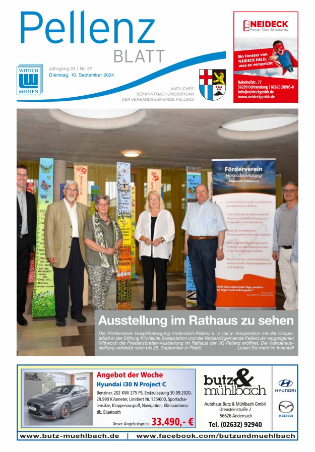 Pellenzblatt Titelblatt 37/2024