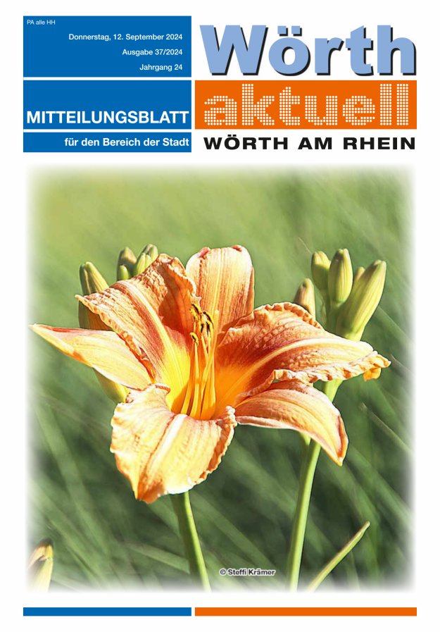 Wörth aktuell Titelblatt 37/2024