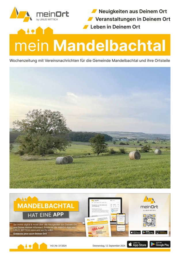 mein Mandelbachtal Titelblatt 37/2024