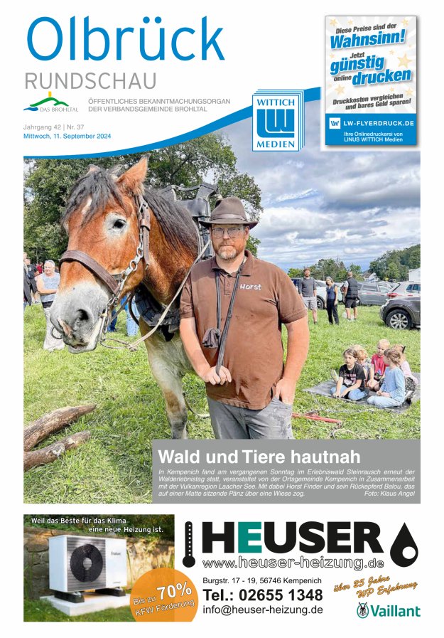 Olbrück Rundschau Titelblatt 37/2024