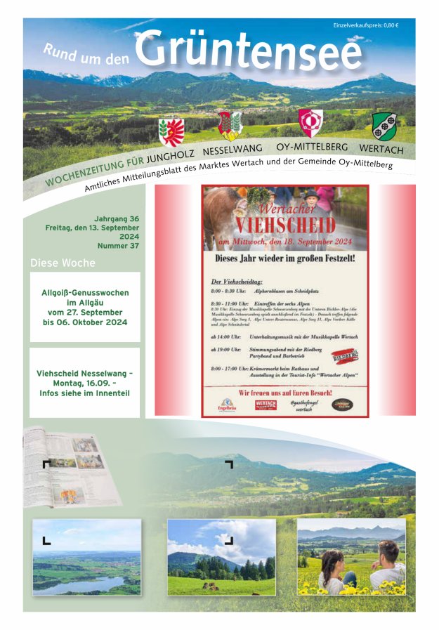 Rund um den Grüntensee Titelblatt 37/2024