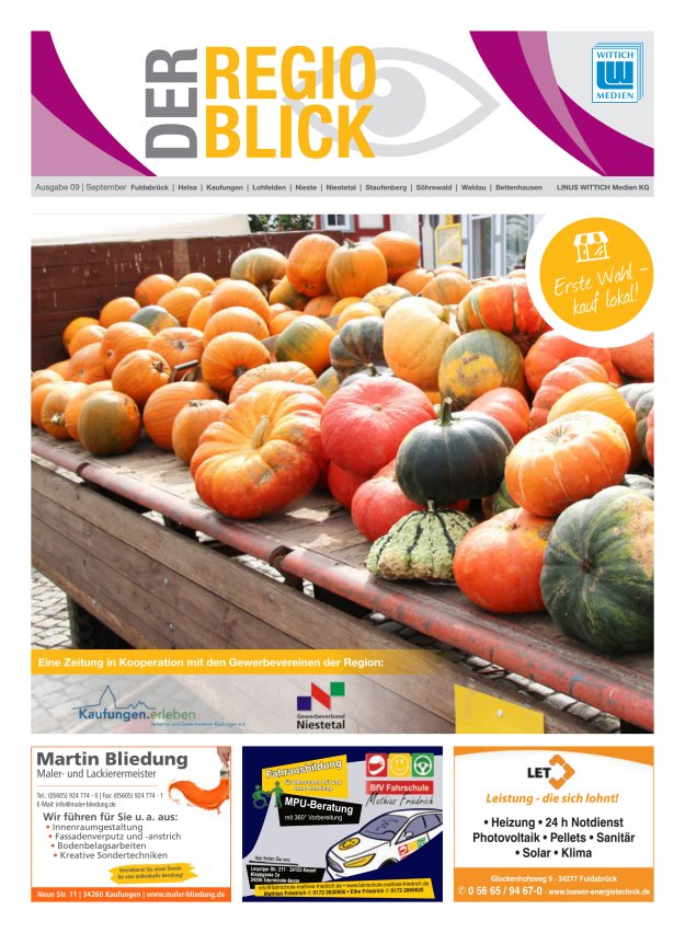 Regioblick Titelblatt 09/2024