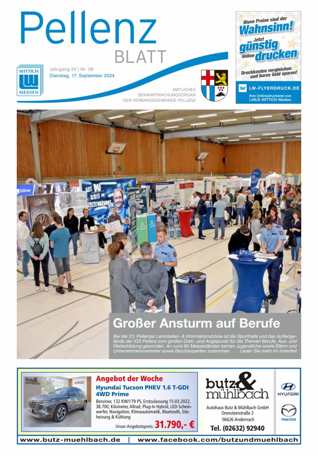 Pellenzblatt Titelblatt 38/2024