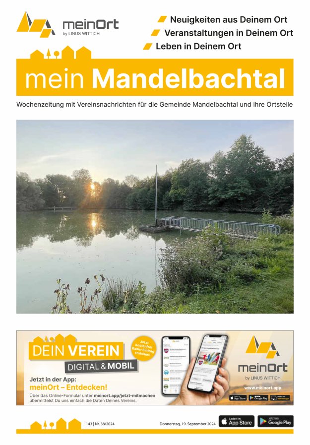 mein Mandelbachtal Titelblatt 38/2024