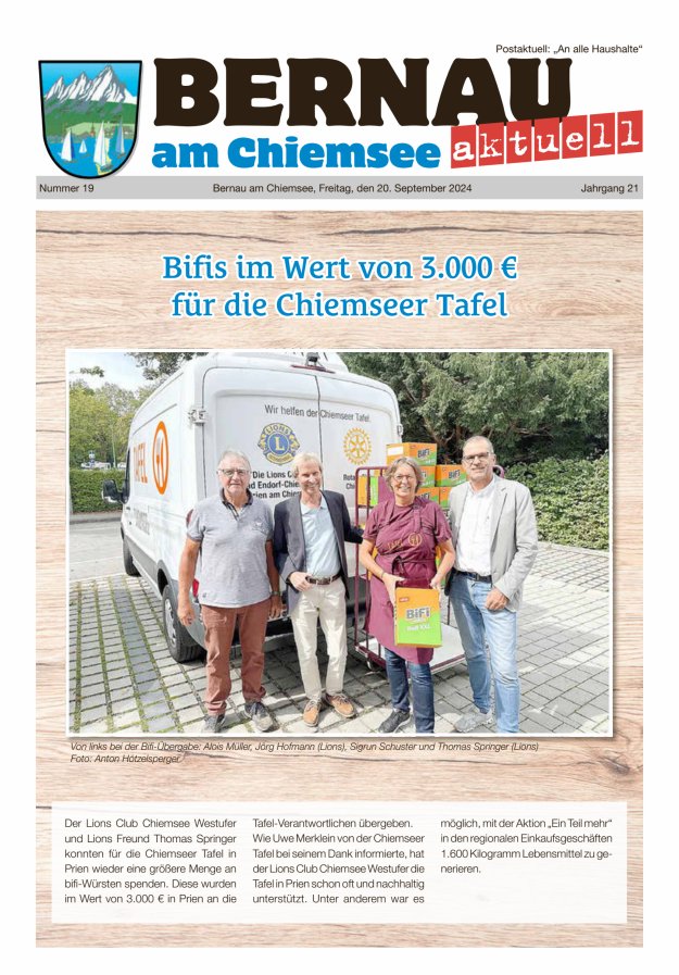 Bernau Aktuell Titelblatt 19/2024