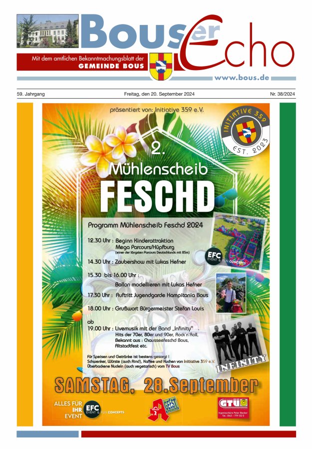 Bouser Echo Titelblatt 38/2024