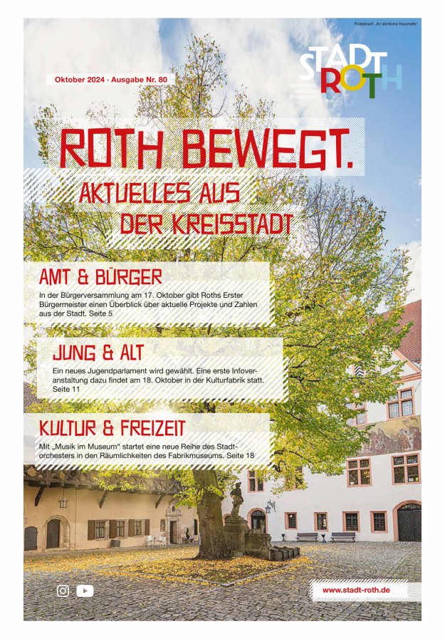 Roth bewegt. Titelblatt 80/2024