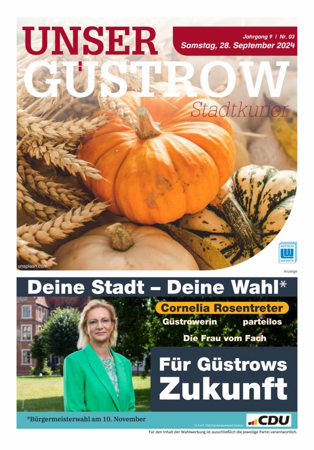 Unser Güstrow Titelblatt 03/2024