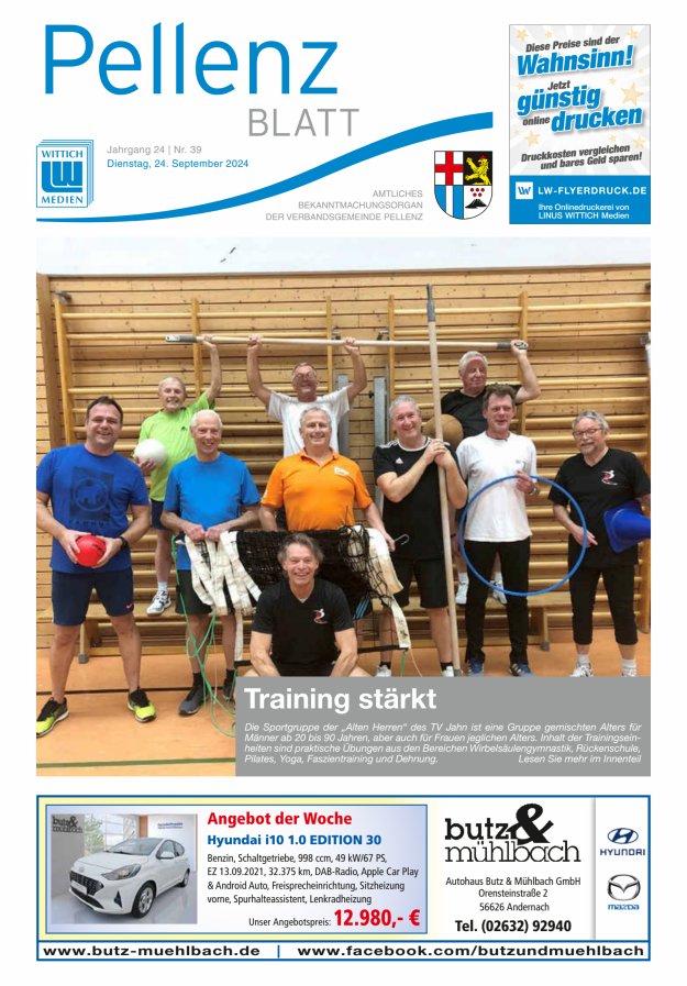 Pellenzblatt Titelblatt 39/2024