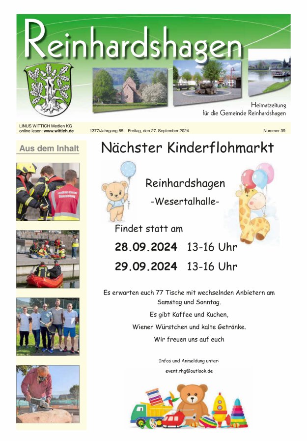 Unser Blättchen Titelblatt 39/2024