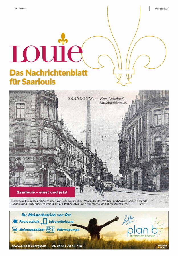 Louie - Nachrichtenblatt für Saarlouis Titelblatt 11/2024