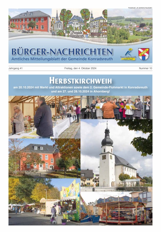 Bürger-Nachrichten Titelblatt 10/2024