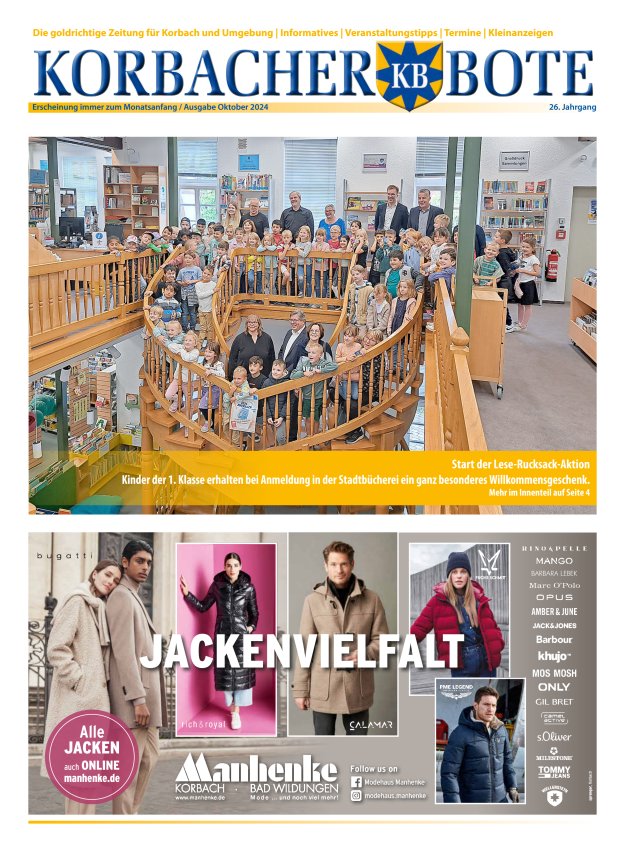 Korbacher Bote Titelblatt 09/2024