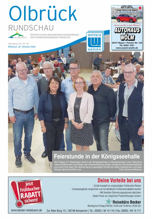 Olbrück Rundschau Titelblatt 40/2024