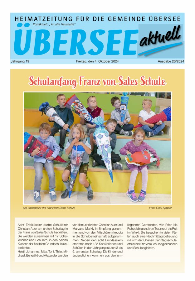 Übersee Aktuell Titelblatt 20/2024