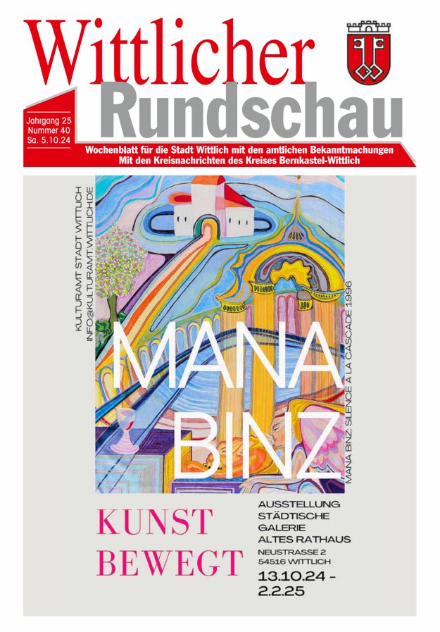 Wittlicher Rundschau Titelblatt 40/2024