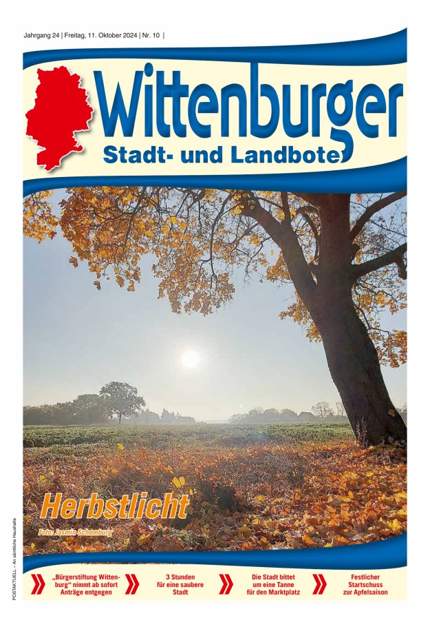 Wittenburger Stadt- und Landbote Titelblatt 10/2024