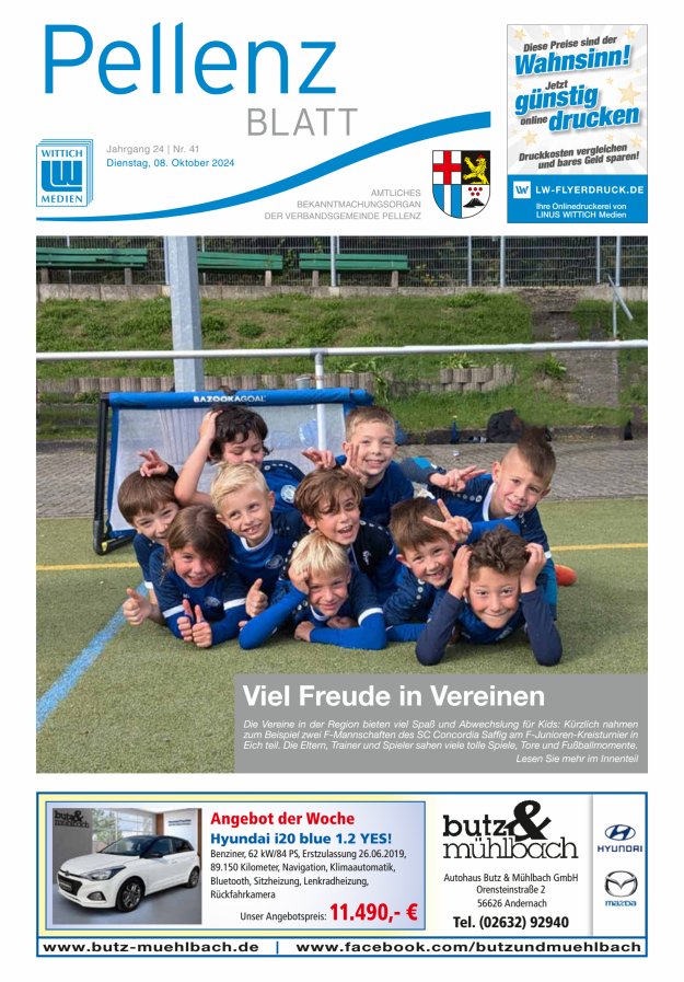 Pellenzblatt Titelblatt 41/2024