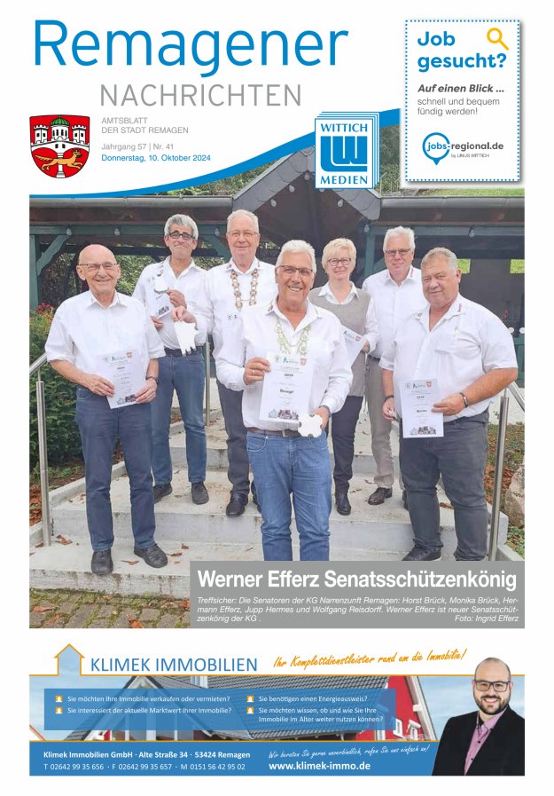 Remagener Nachrichten Titelblatt 41/2024