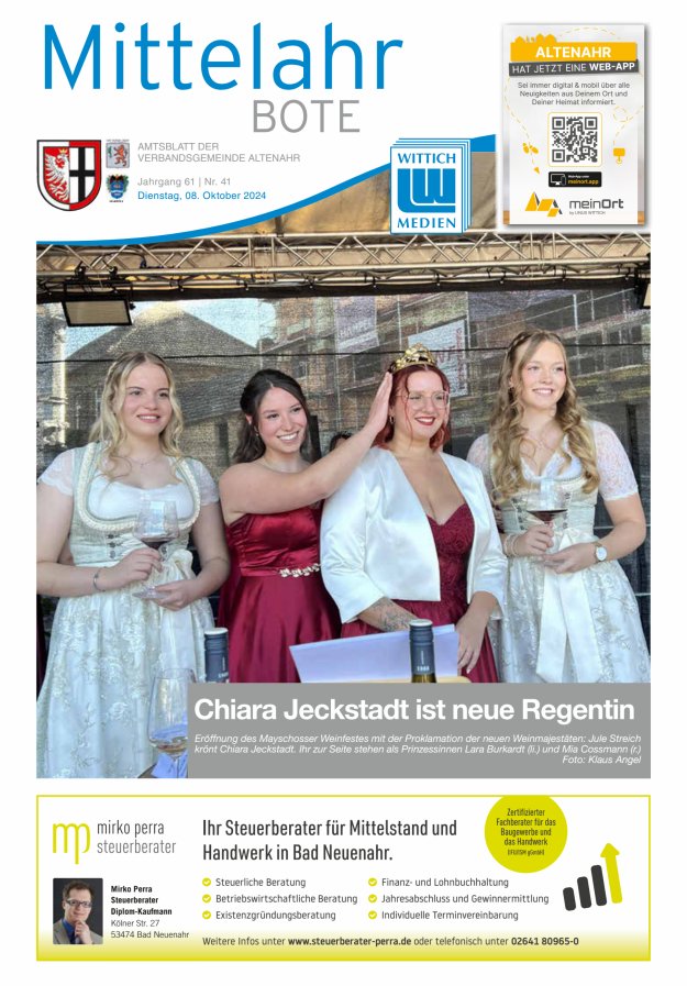 Mittelahr Bote Titelblatt 41/2024