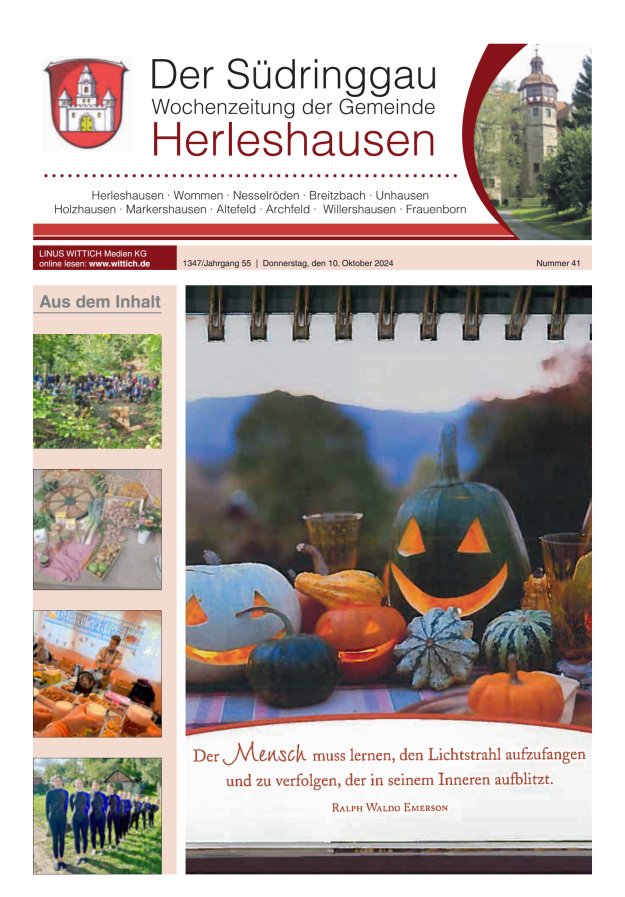 Der Südringgau Titelblatt 41/2024