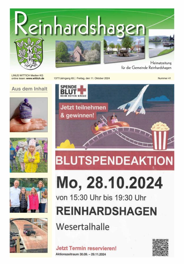 Unser Blättchen Titelblatt 41/2024