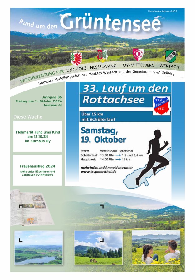 Rund um den Grüntensee Titelblatt 41/2024