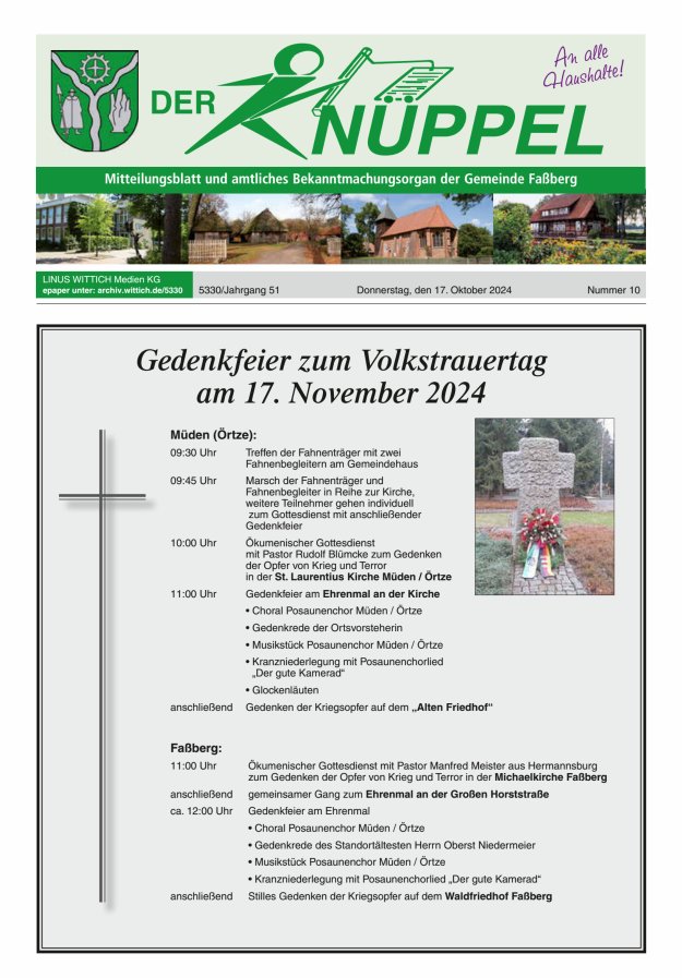 Der Knüppel Titelblatt 10/2024