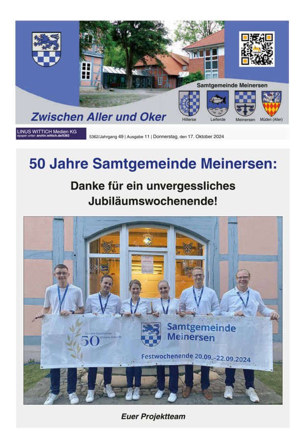 Zwischen Aller und Oker Titelblatt 11/2024