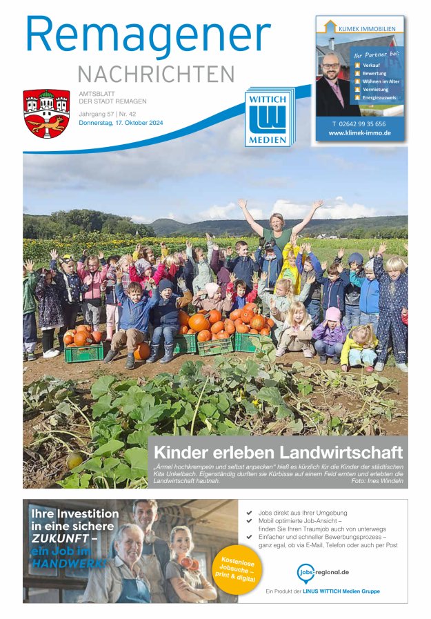 Remagener Nachrichten Titelblatt 42/2024