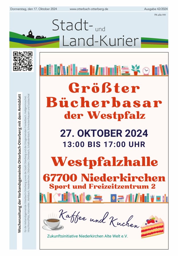 Stadt- und Land-Kurier Otterbach-Otterberg Titelblatt 42/2024