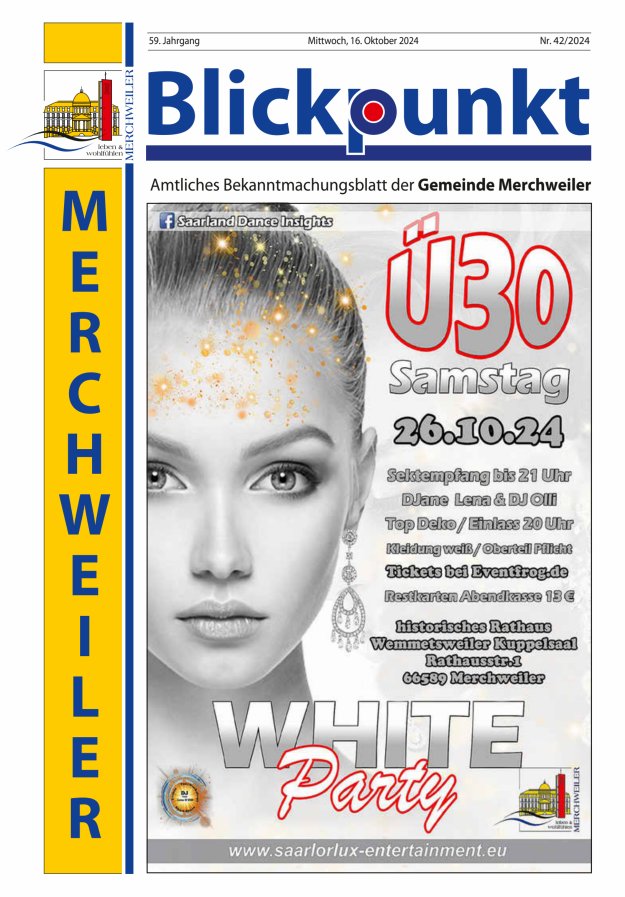 Blickpunkt Merchweiler Titelblatt 42/2024