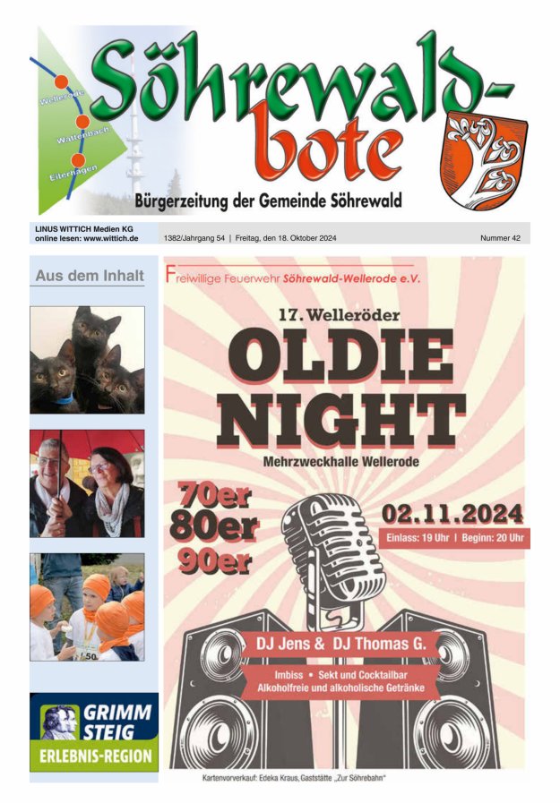 Söhrewaldbote Titelblatt 42/2024