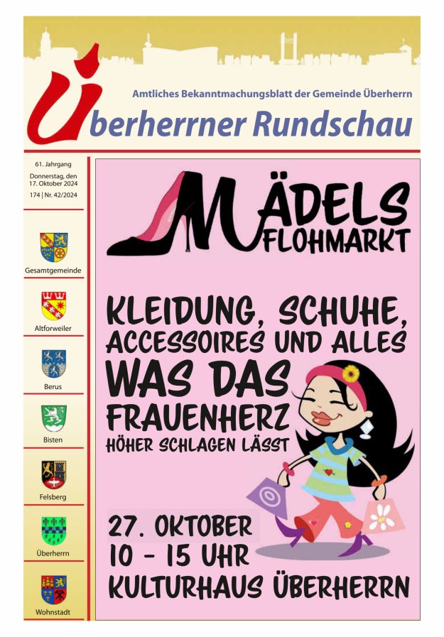 Überherrner Rundschau Titelblatt 42/2024