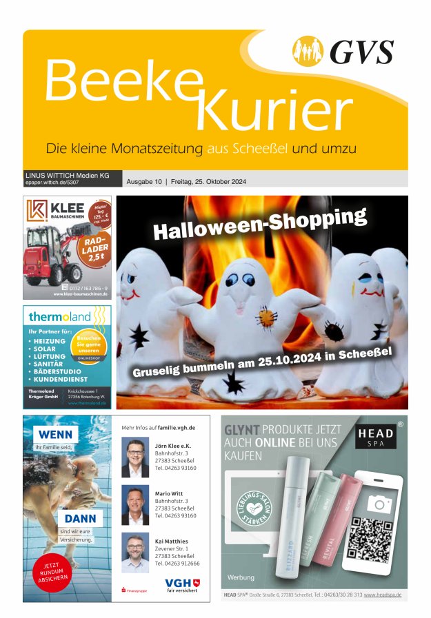 Beeke Kurier Titelblatt 10/2024