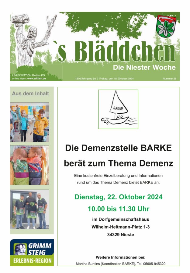 Niester Woche Titelblatt 28/2024