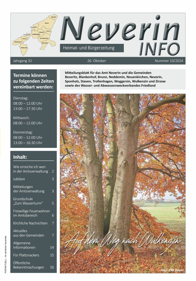 Neverin INFO Titelblatt 10/2024