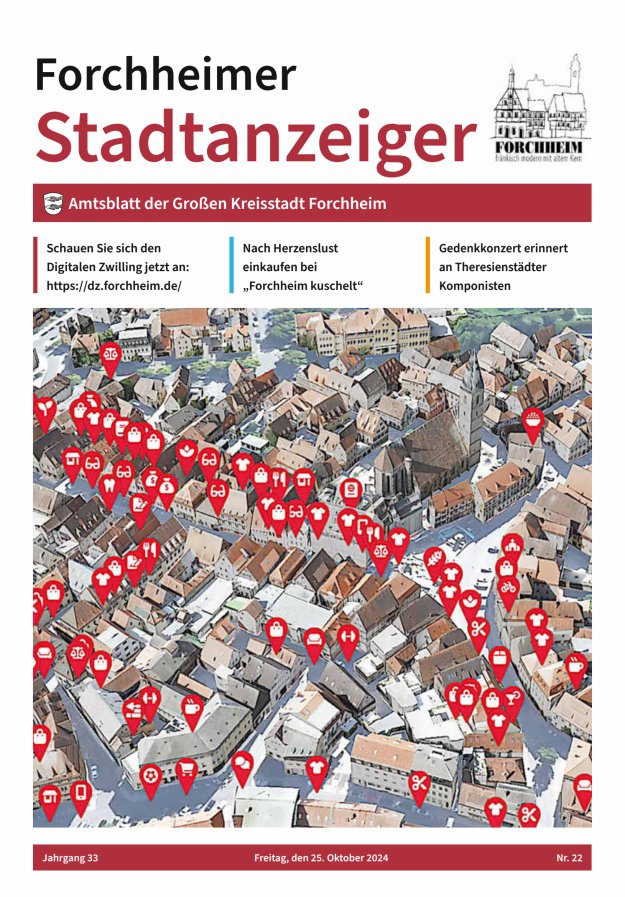 Forchheimer Stadtanzeiger Titelblatt 22/2024