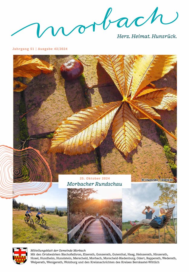 Morbacher Rundschau Titelblatt 43/2024