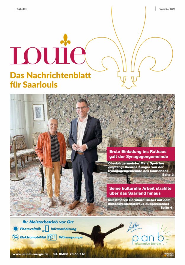 Louie - Nachrichtenblatt für Saarlouis Titelblatt 12/2024