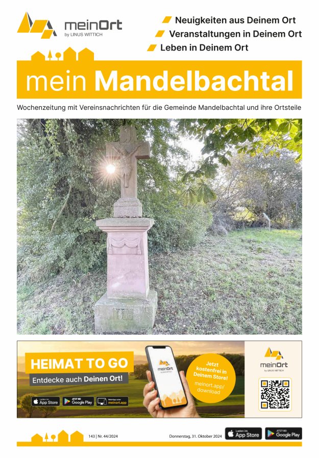 mein Mandelbachtal Titelblatt 44/2024