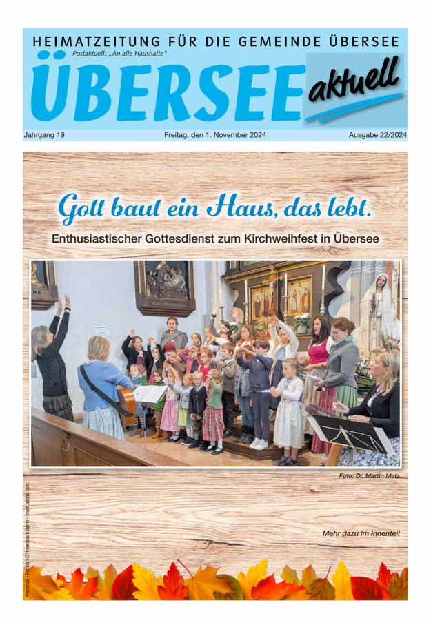 Übersee Aktuell Titelblatt 22/2024