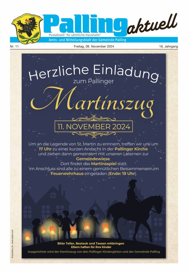 Palling Titelblatt 11/2024