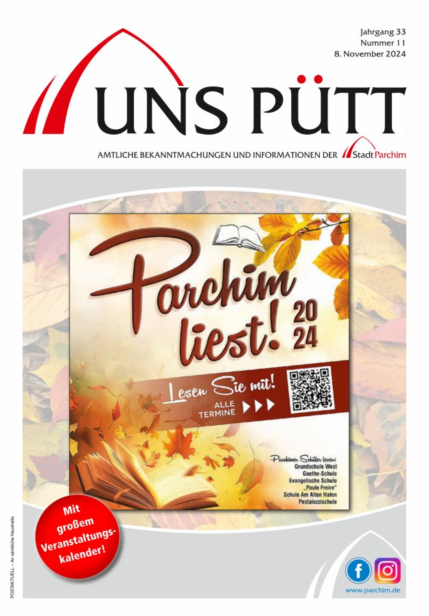 Uns Pütt Titelblatt 11/2024