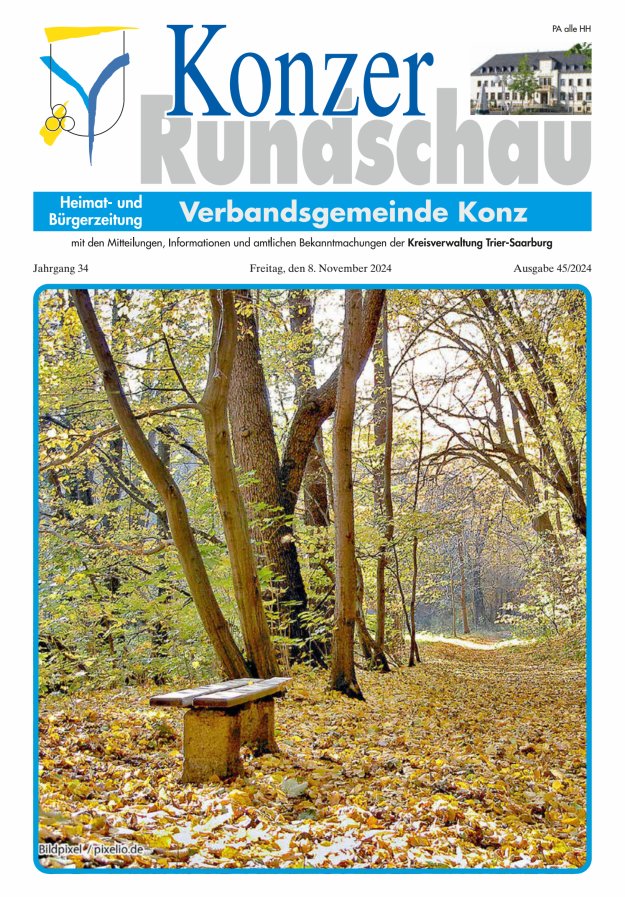 Konzer Rundschau Titelblatt 45/2024
