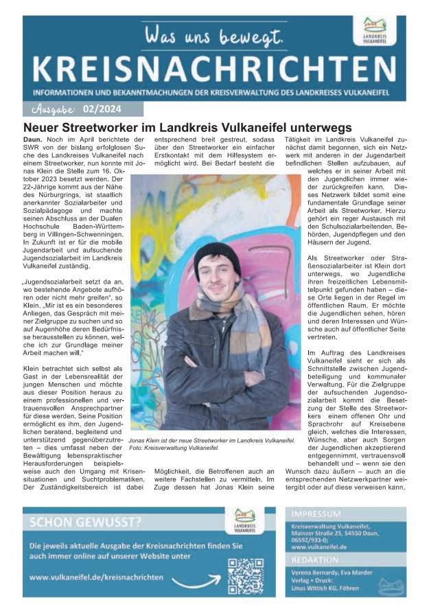 Kreisnachrichten Titelblatt 02/2024